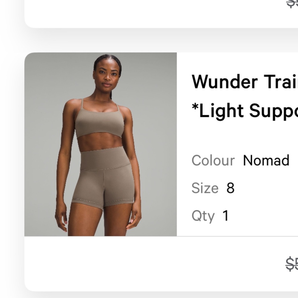 Wunder Train Strappy Racer Bra - Nomad
Light Support, C/D Cup